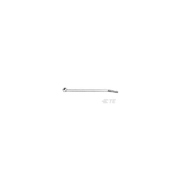 Te Connectivity Cable Tie, 8 in L, 1-3/4 in Max Bundle Dia., Natural, Nylon, 222.411 N Strength 2-604772-9 - main